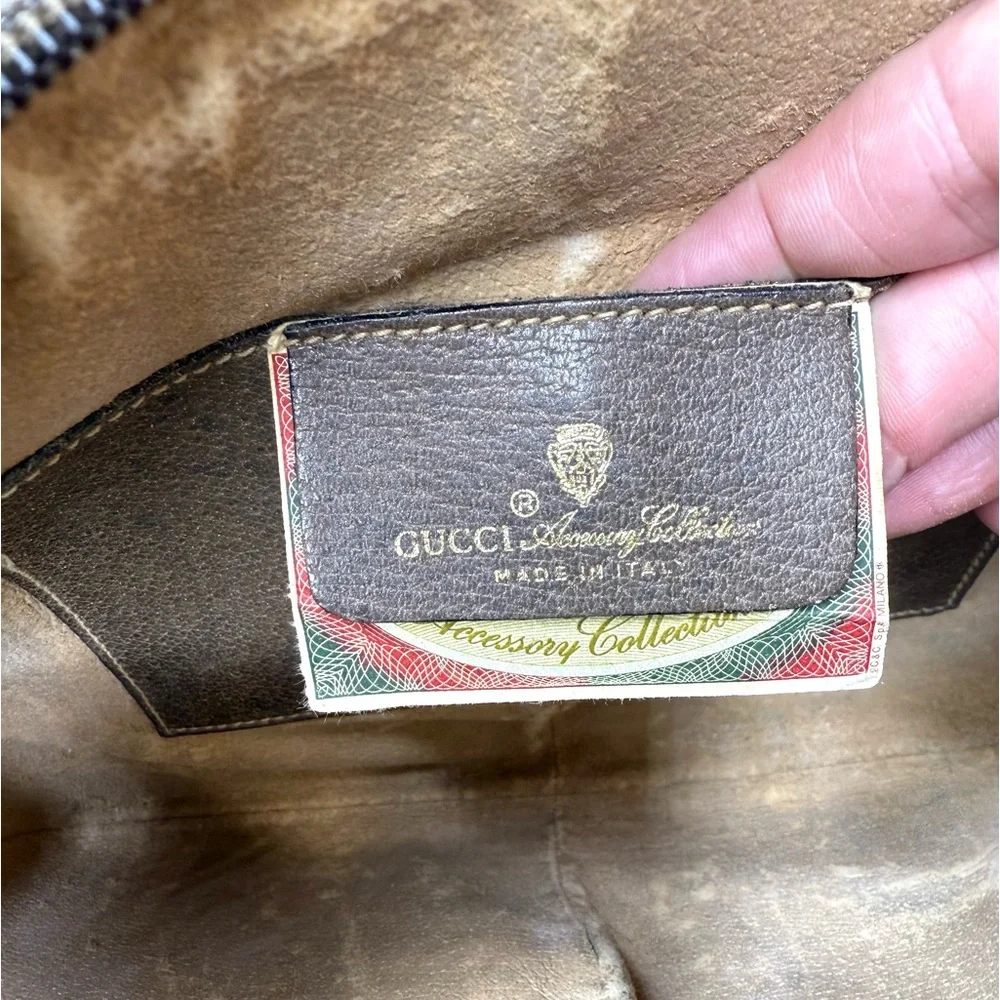 Authentic Gucci crossbody bag brown monogram coated canvas - Picture 12 of 15
